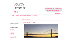 Desktop Screenshot of laurenlovestoeat.com